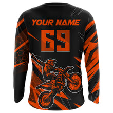 Load image into Gallery viewer, Motocross Jersey Kid Men Women Upf30+ Orange Racing Dirt Bike Shirt Off-Road Motorcycle XM286