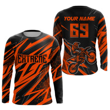 Load image into Gallery viewer, Motocross Jersey Kid Men Women Upf30+ Orange Racing Dirt Bike Shirt Off-Road Motorcycle XM286
