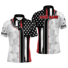 Load image into Gallery viewer, Custom Patriotic Golf Polo Shirt for Men Women Team US Golf Shirts for Golfer MMG21