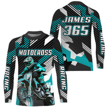 Load image into Gallery viewer, Custom Racing Jersey Motocross UPF30+ Motorcycle Shirt Youth Men Off-Road Dirt Bike Jersey XM142
