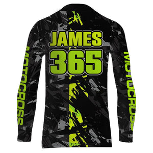 Motocross Dirt Bike Racing Jersey Men Kid Youth UPF30+ Custom Off-road MX Jersey XM190