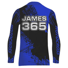 Load image into Gallery viewer, Blue Motocross Racing Jersey Men Kid Upf30+ Dirt Bike Off-Road Shirt MX Jersey XM192