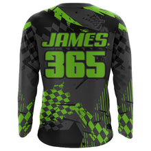 Load image into Gallery viewer, Green Dirt Bike Jersey UPF30+ Men Kid Youth Motocross Shirt Caro MotoX MX Racing Jersey XM145