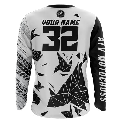 ATV Motocross Jersey Quad Bike Shirt Men Kid Youth UPF30+ ATV Quad Jersey ATV Racing Shirt MX01