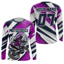 Load image into Gallery viewer, Custom Motocross Jersey Upf30+ Youth Men Women Kid Dirt Bike Shirt Racing Off-Road XM30
