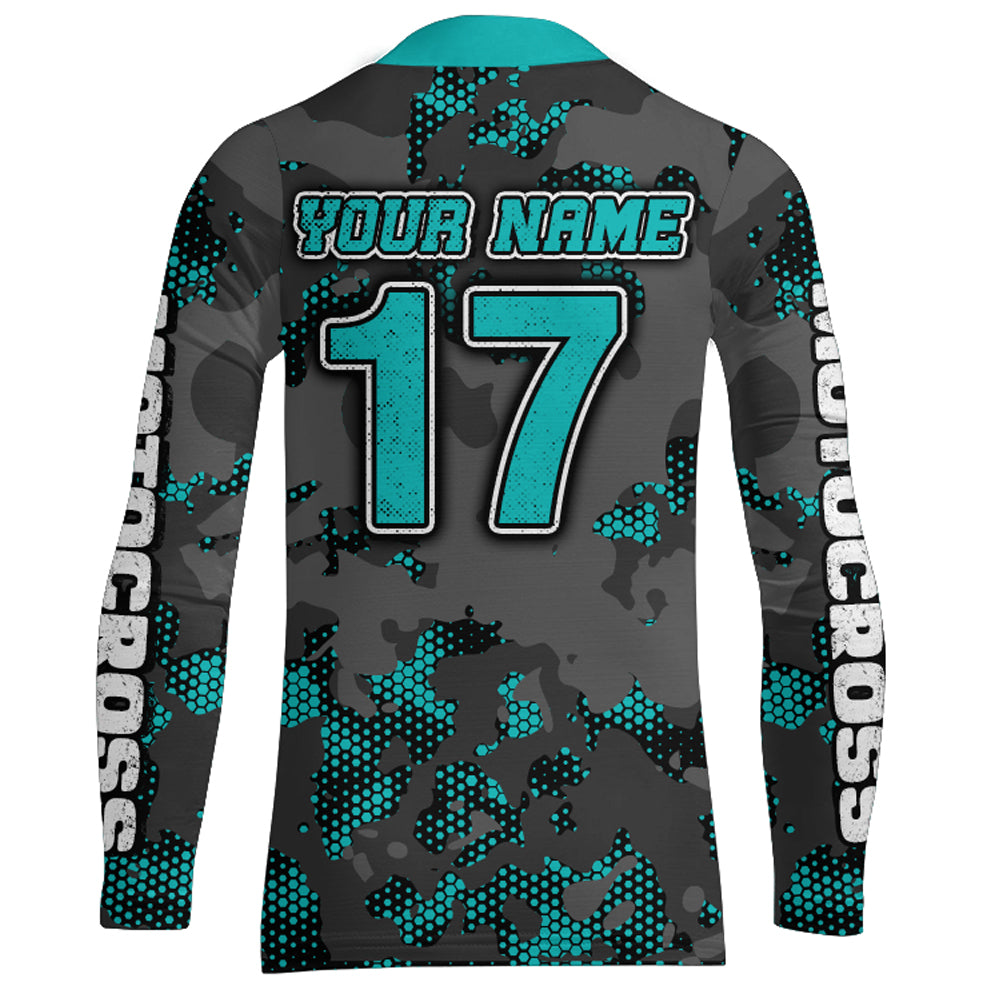 ATV Motocross Racing Jersey Kid Men Women Upf30+ Quad Bike ATV Racing Jersey Off-road MX25
