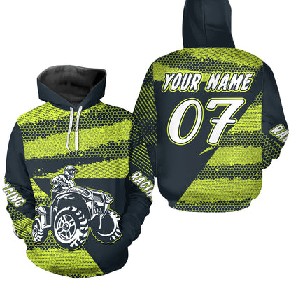 Personalized ATV Motocross Hoodie Adult Men Women Quad Shirt ATV Riding Hoodie MHATV14