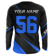 Load image into Gallery viewer, Motocross Racing Jersey Blue Men Kid Upf30+ Dirt Bike Shirt Off-Road Racing Jersey XM248-B