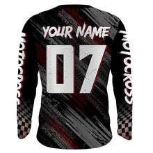 Load image into Gallery viewer, American Flag Motocross Jersey UPF30+ Youth Dirt Bike Shirt Patriotic Extreme MX Racing Shirt XM123