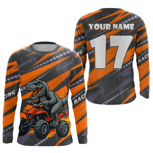 Dinosaur ATV Racing Jersey Custom ATV Riding Shirt Quad Bike ATV Jersey for Kid Adult MX121