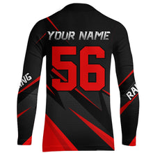 Load image into Gallery viewer, Custom Motocross Jersey Red Youth Men Kid UPF30+ Dirt Bike Shirt Motorcycle Shirt XM217
