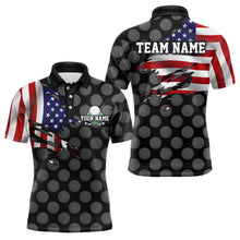Load image into Gallery viewer, Custom American Golf Polo Shirt for Men Women Patriotic US Golf Shirts for Golfer MMG14