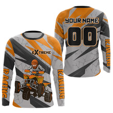 Load image into Gallery viewer, Custom ATV Riding Jersey Orange Quad Jersey Kid Adult ATV Racing Off-Road Shirts MX112
