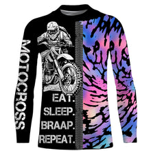 Load image into Gallery viewer, Motocross Jersey Personalized UPF30+ Dirt Bike Racing Jersey Men Kid Motorcycle Shirt XM32
