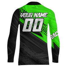 Load image into Gallery viewer, Green Motocross Racing Jersey Upf30+ Kid Men Women Dirt Bike Shirt Off-road Jersey XM285