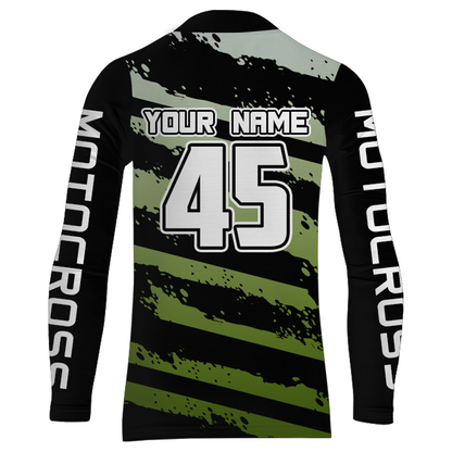 Custom ATV Motocross Jersey UPF30+ Quad Bike Shirt Men Kid ATV MX Racing Off-Road MX27