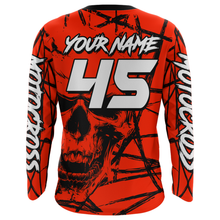 Load image into Gallery viewer, Motocross Racing Jersey Red Upf30+ Dirt Bike Shirt MX Off-Road Motorcycle Shirt XM291