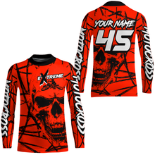 Load image into Gallery viewer, Motocross Racing Jersey Red Upf30+ Dirt Bike Shirt MX Off-Road Motorcycle Shirt XM291