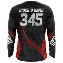 Load image into Gallery viewer, Motocross Racing Jersey Kid Women Men Dirt Bike Shirt Upf30+ Off-road Jersey Red XM254