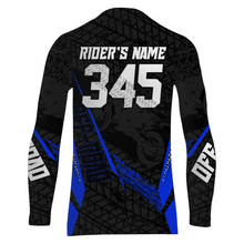 Load image into Gallery viewer, Motocross Racing Jersey Kid Women Men Dirt Bike Shirt Upf30+ Off-road Jersey Blue XM254