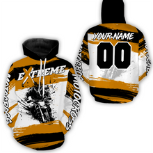 Load image into Gallery viewer, Custom Orange Motocross Racing Hoodie Jersey for Biker Men Women Dirt Bike Hoodie Zip MH60