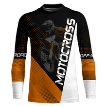 Load image into Gallery viewer, Motocross Jersey Men Women Kid Dirt Bike Orange Off-Road Shirt Upf30+ MX Racing Jersey XM287