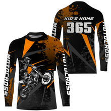 Load image into Gallery viewer, Motocross Racing Jersey Men Women Kid Upf30+ Dirt Bike Shirt Youth Adult Off-Road Orange XM275