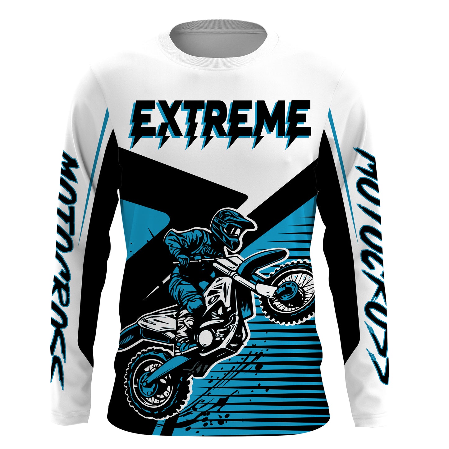 Personalized Motocross Jersey Kid&Adult Upf30+ Dirt Bike Racing Off-Road Motorcycle Jersey XM45