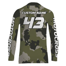 Load image into Gallery viewer, Camo Motocross Jersey Women Men Kid UPF30+ Dirt Bike Shirt Ride To Live MX Racing Off-Road XM126