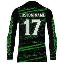 Load image into Gallery viewer, Motocross Racing Jersey Green Upf30+ Dirt Bike Off-road MX Shirt Men Kid Women XM186