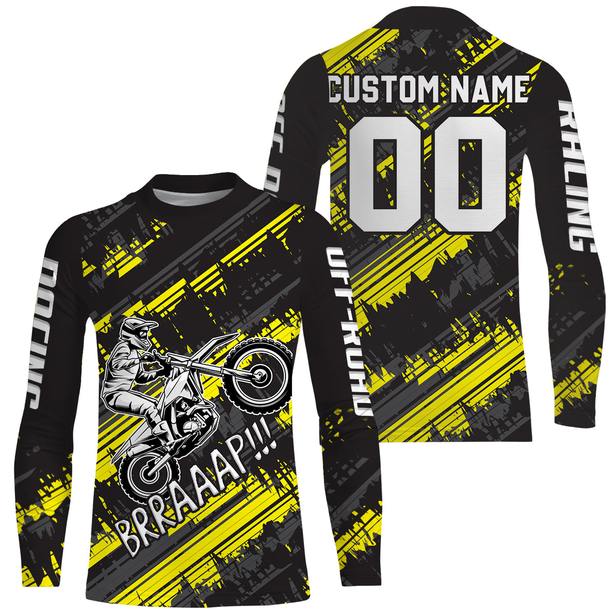 Motocross Racing Jersey Men Kid UPF30+ Dirt Bike Motorcycle Riding Off-Road Racing Jersey XM224