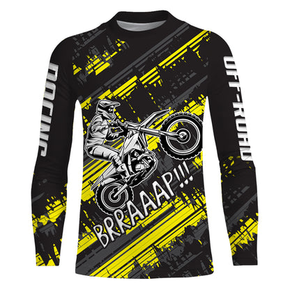Motocross Racing Jersey Men Kid UPF30+ Dirt Bike Motorcycle Riding Off-Road Racing Jersey XM224
