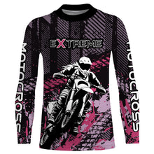 Load image into Gallery viewer, Motocross Jersey Pink UPF30+ Dirt Bike Shirt Girl Women Racing Off-Road Motorcycle Shirt XM156