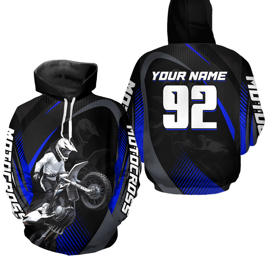 Personalized Racing Hoodie Youth Dirt Bike Motocross Hoodie Shirt for Men Women HOT11