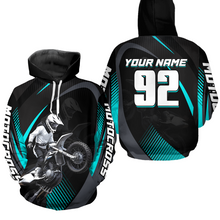 Load image into Gallery viewer, Personalized Racing Hoodie Youth Dirt Bike Motocross Hoodie Shirt for Men Women HOT11