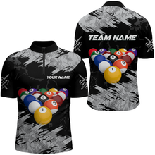 Load image into Gallery viewer, Billiard Shirt Billiard Jersey for Men Billiard Gifts for Men Team 8 Ball Polo &amp; 1/4 Zip NNT13
