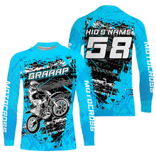 Load image into Gallery viewer, Custom Dirt Bike Jersey Motocross Jersey Upf30+ Mens Women Motocross Shirt| CTP21