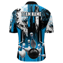 Load image into Gallery viewer, Custom Bowling Jersey For Men Bowling Shirt Team Bowling Quarter-Zip Shirt CP09