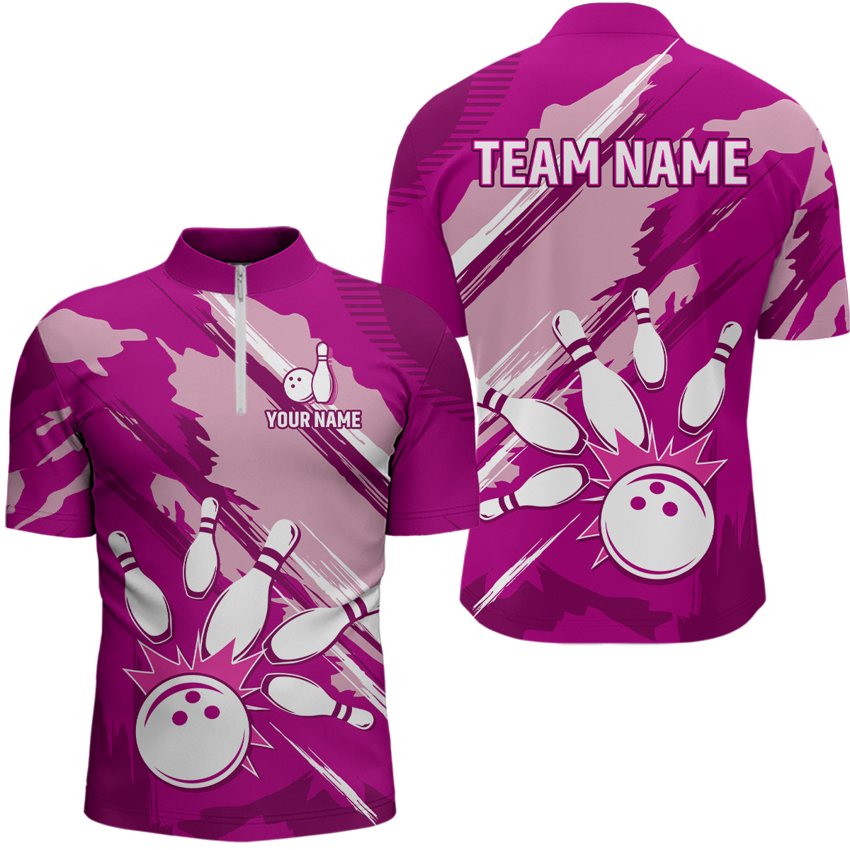 Bowling Jersey Men And Women Custom Bowling Shirts Unisex Polo Bowling Team Shirt CP14