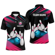 Load image into Gallery viewer, Bowling Jersey Men And Women Custom Bowling Team Shirts Unisex Bowling Polo Quarter-zip CP24