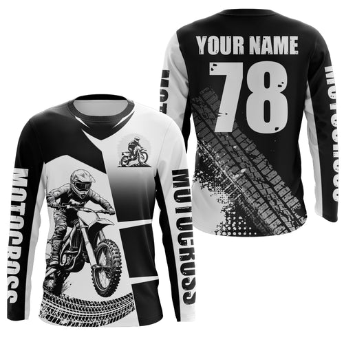 Custom Dirt Bike Jersey Motocross Jersey Upf30+ Mens Women Motocross Shirt| CTP18
