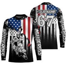 Load image into Gallery viewer, Adult&amp;Kid Skull Custom Motocross Jersey Upf30+ Dirt Bike Jersey Mens Women Motocross Shirt| CTP52