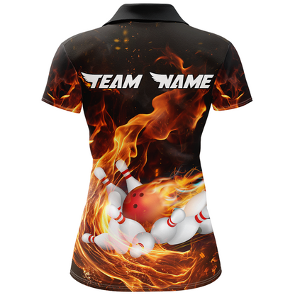 Custom Bowling Jersey Men And Women Custom Bowling Shirts Unisex Polo Bowling Team Shirt CP12