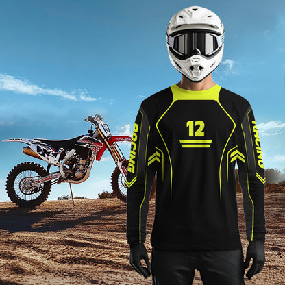 Motocross Racing Jersey Custom Dirt Bike Shirts for Men Kid Women Motorcycle Jersey XM397