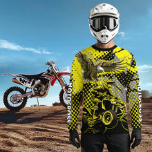 Load image into Gallery viewer, Eagle ATV Racing Jersey Yellow ATV Riding Shirt for Kid Adult Youth Quad ATV Jersey MX118