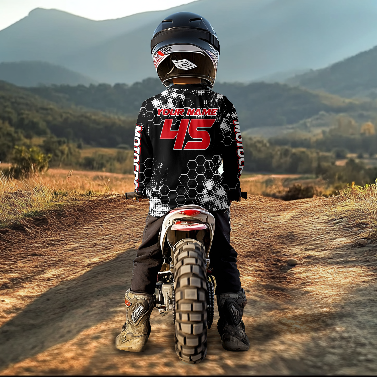 Motocross Jersey Custom Dirt Bike Racing Shirt for Men Kid Woman Off-road Jersey XM343