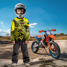 Load image into Gallery viewer, Eagle ATV Racing Jersey Yellow ATV Riding Shirt for Kid Adult Youth Quad ATV Jersey MX118