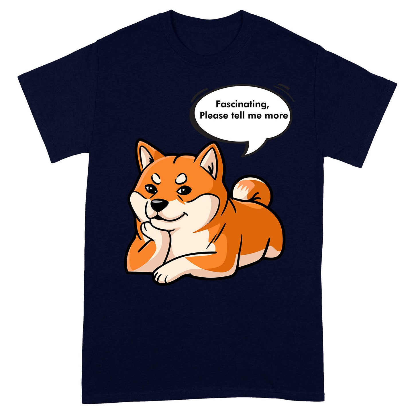 Funny Shiba Inu Dog Unisex Standard T-Shirt, Shiba Inu Funny Tee For Dog Lover IPHW9364