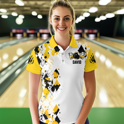 Personalized Beer Bowling Team Jerseys Unisex Polo Bowling Shirt for Men Women QZT542