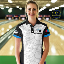 Load image into Gallery viewer, Custom Blue Dragon Bowling Shirts for Men Women Team Bowling Polo &amp; Quarter Zip MBL86